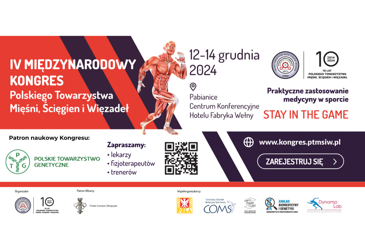 IV Międzynarodowy Kongres Naukowy: „STAY IN THE GAME – praktyczne zastosowania medycyny w sporcie”